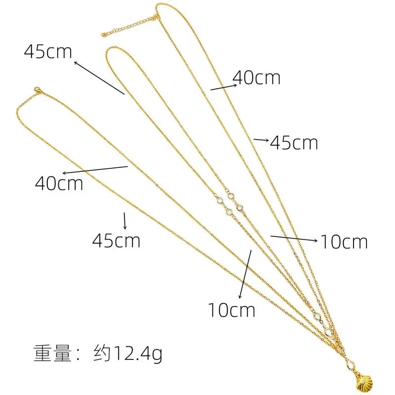 Double Layer Shell Body Chain